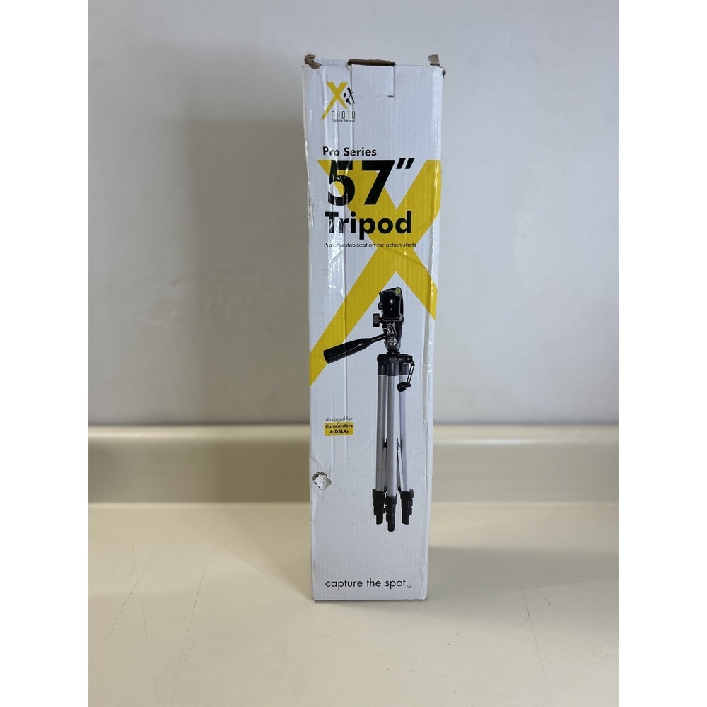 X Pro Series 57" Tripod With Carrying Case Designed for Camcorders & DSLRs